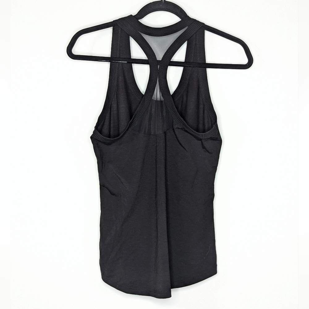 Lot of Two Athleta Racerback Tank Tops Black White XS - Picture 6 of 7